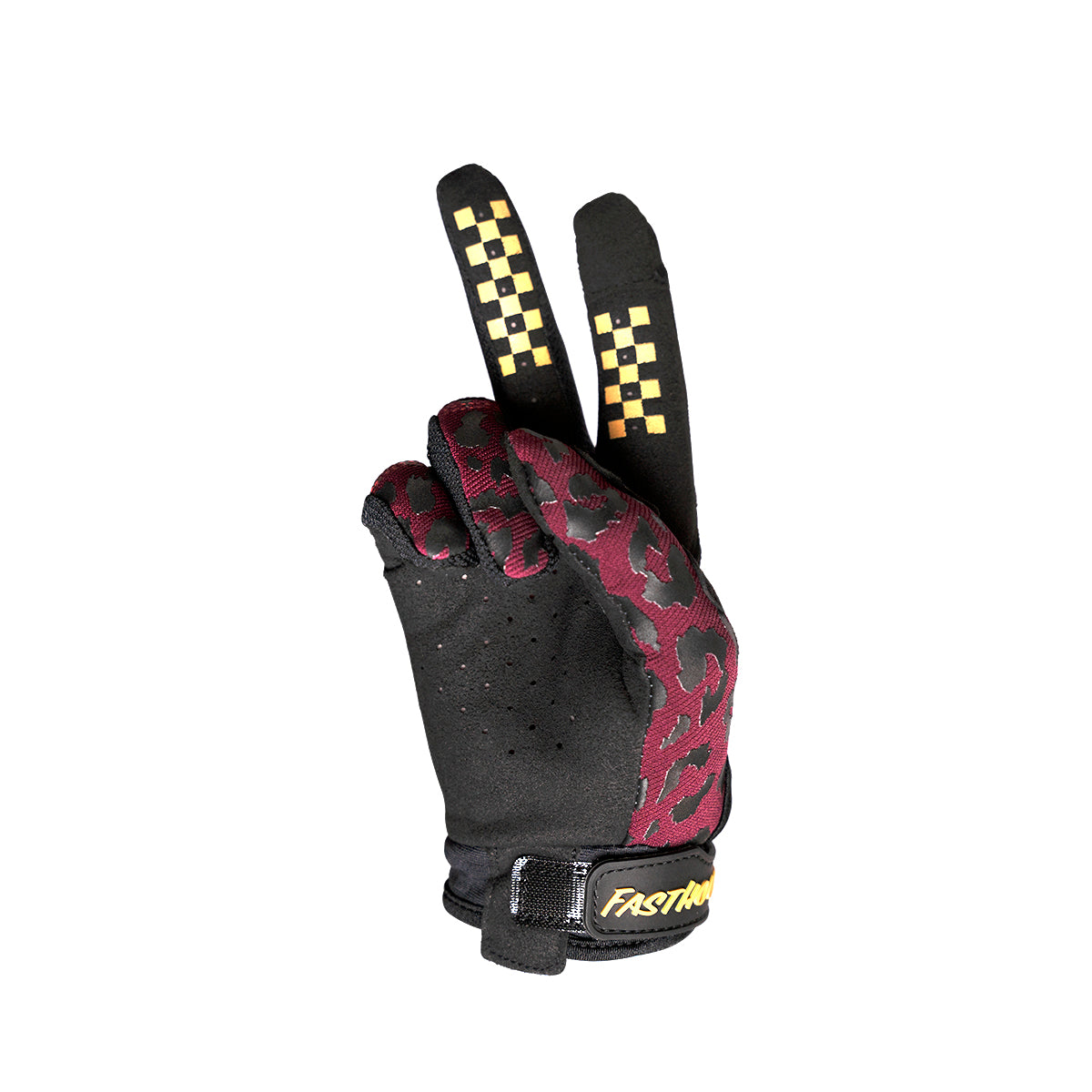 Speed Style Golden Girl's Glove - Maroon