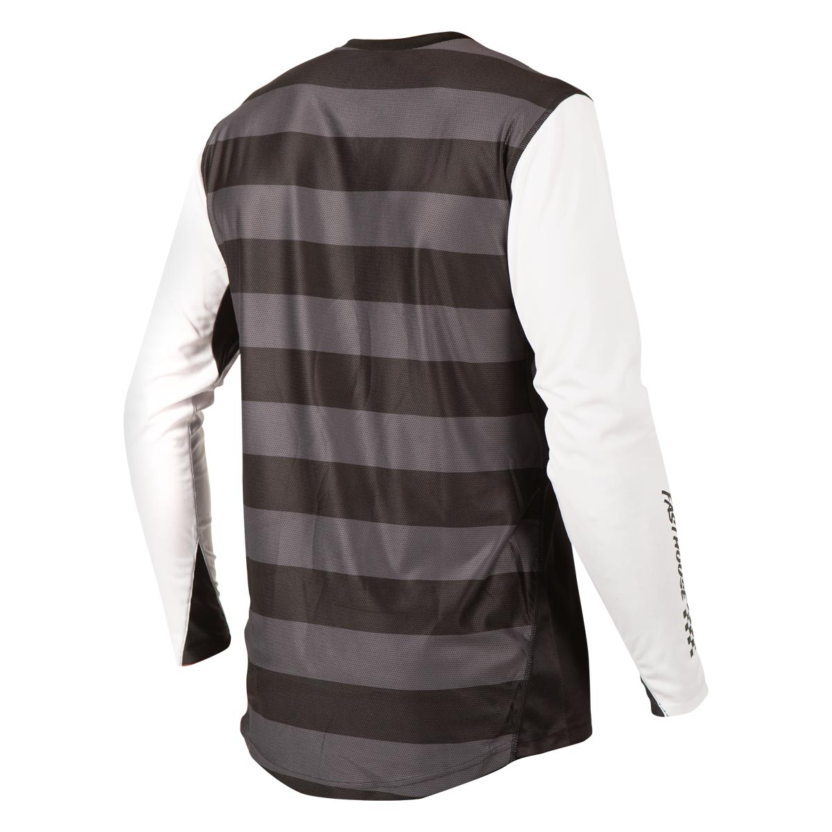 Back- Alloy Block LS Jersey - White/Black