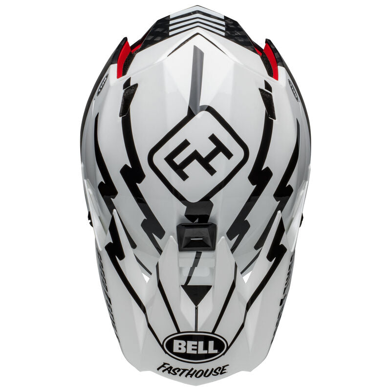 Bell Full-10 Spherical MTB Helmet - Matte Gloss White/Black