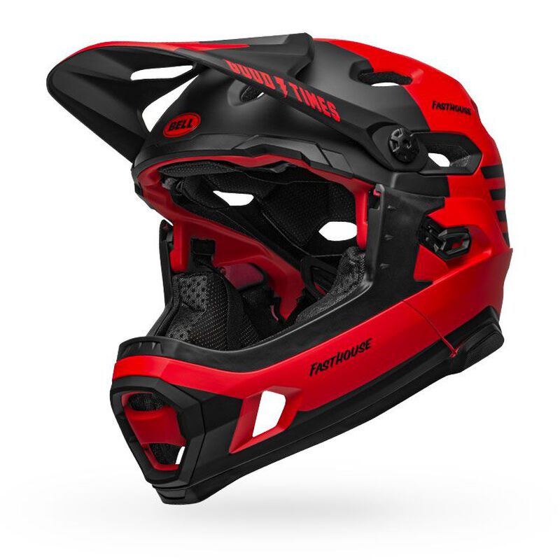 Bell  Super DH MTB Helmet - Red / Black