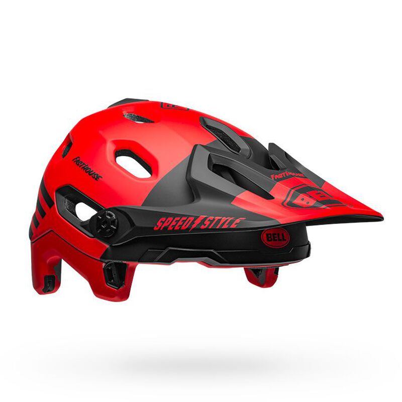 Bell  Super DH MTB Helmet - Red / Black