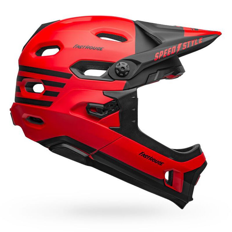 Bell  Super DH MTB Helmet - Red / Black