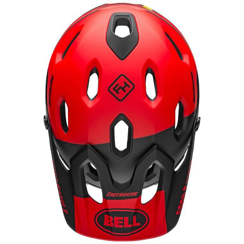 Bell  Super DH MTB Helmet - Red / Black