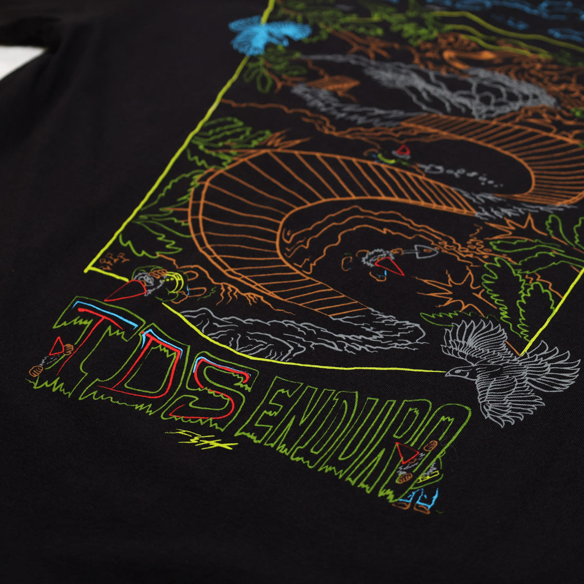 TDS Enduro Tee - Black